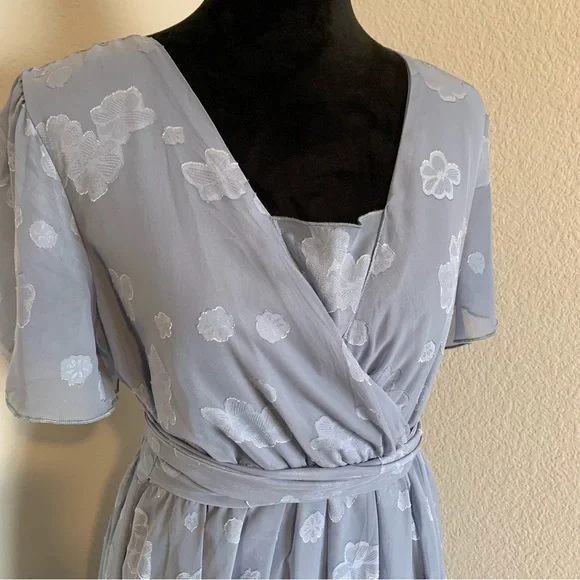 Baltic Born Light Blue Floral Dress - Picture 3 of 10